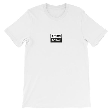 T-SHIRT UNISEXE ACTION TODAY (blanc) – IONKS N1