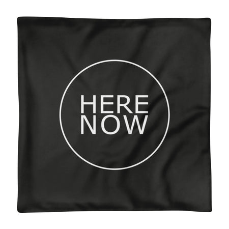 HOUSSE DE COUSSIN HERE NOW (noir) – IONKS N1