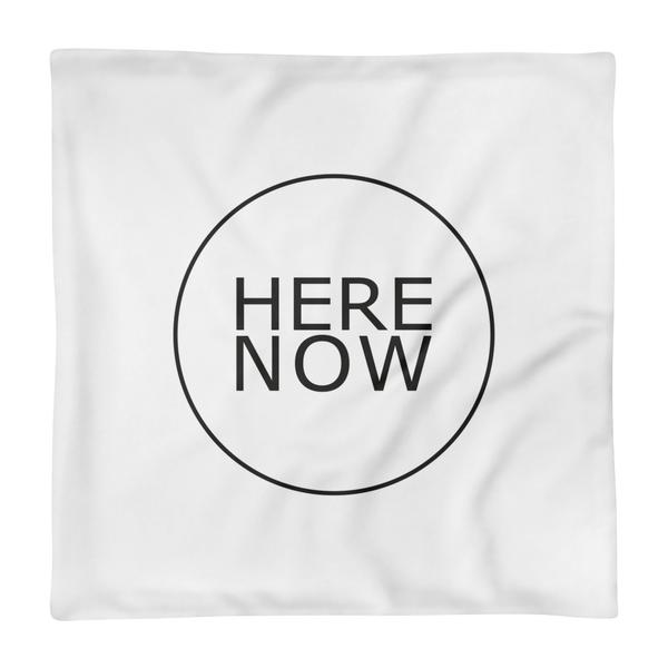 HOUSSE DE COUSSIN HERE NOW (blanc) – IONKS N1