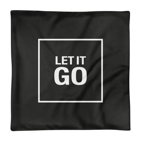 HOUSSE DE COUSSIN LET IT GO (noir) – IONKS N1