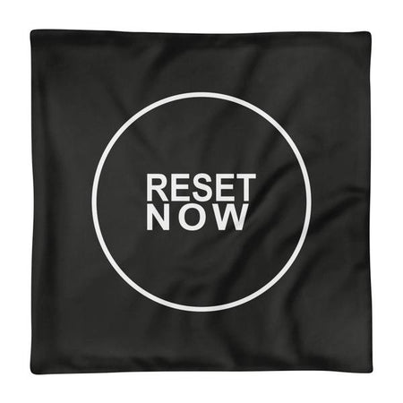 HOUSSE DE COUSSIN RESET NOW (noir) – IONKS N1