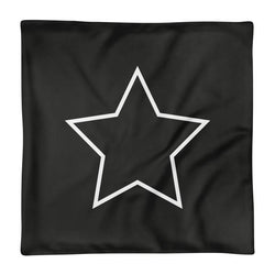 HOUSSE DE COUSSIN STAR (noir) – IONKS N1