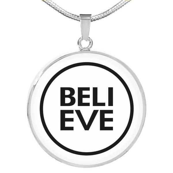 PENDENTIF BELIEVE (blanc) – IONKS