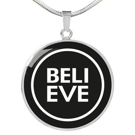 PENDENTIF BELIEVE (noir) – IONKS N1