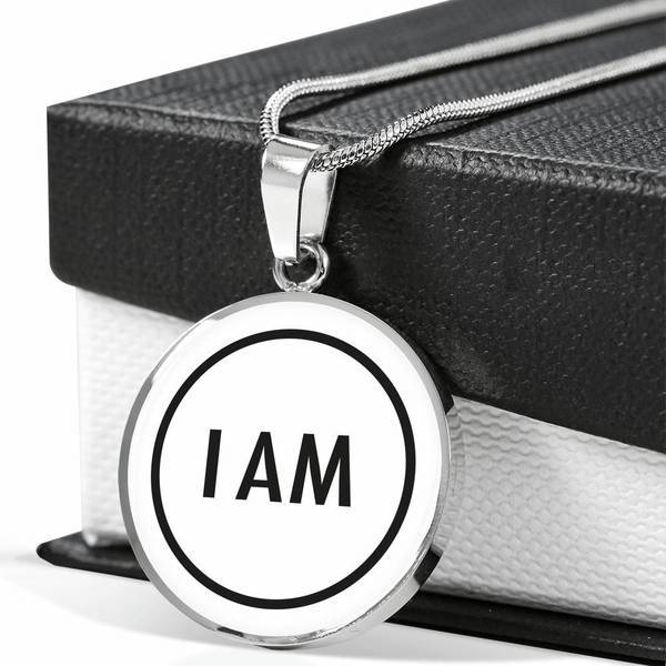 PENDENTIF I AM (blanc) – IONKS N2