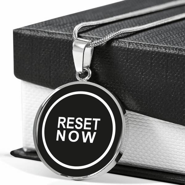 PENDENTIF RESET NOW (noir) – IONKS N2