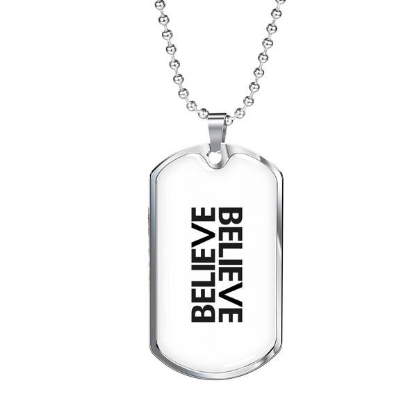 PLAQUE ID BELIEVE (blanc) – IONKS N2