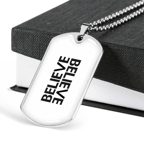 PLAQUE ID BELIEVE (blanc) – IONKS N4