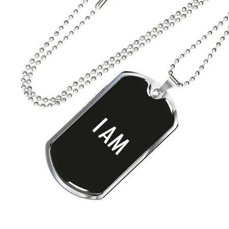 PLAQUE ID I AM (noir) – IONKS N1