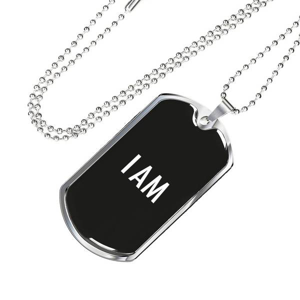 PLAQUE ID I AM (noir) – IONKS N1