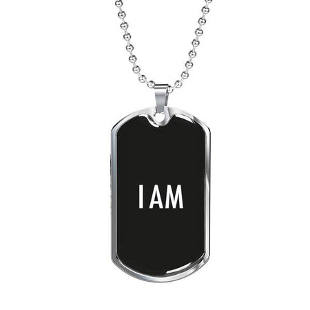 PLAQUE ID I AM (noir) – IONKS N2