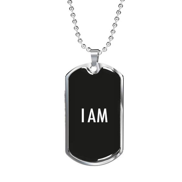 PLAQUE ID I AM (noir) – IONKS N2