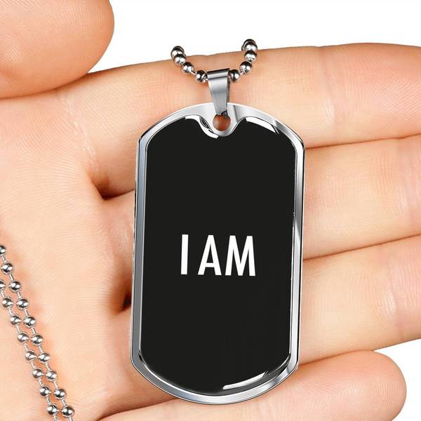 PLAQUE ID I AM (noir) – IONKS N3