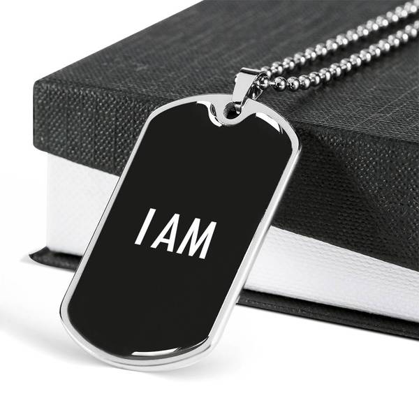 PLAQUE ID I AM (noir) – IONKS N4