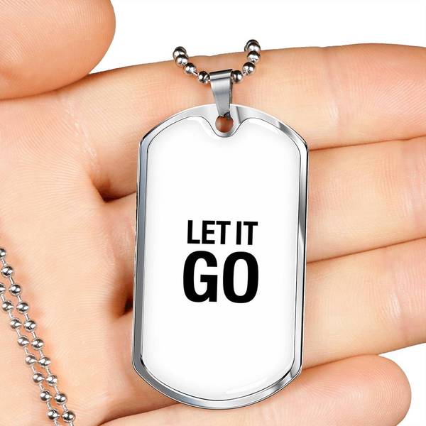 PLAQUE ID LET IT GO (blanc) – IONKS N3