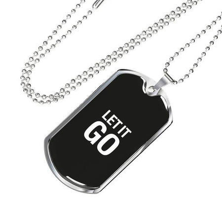 PLAQUE ID LET IT GO (noir) – IONKS N1