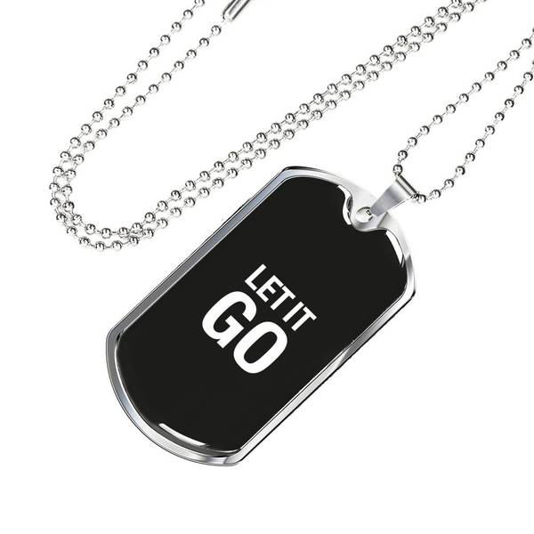 PLAQUE ID LET IT GO (noir) – IONKS N1