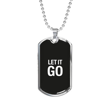 PLAQUE ID LET IT GO (noir) – IONKS N2
