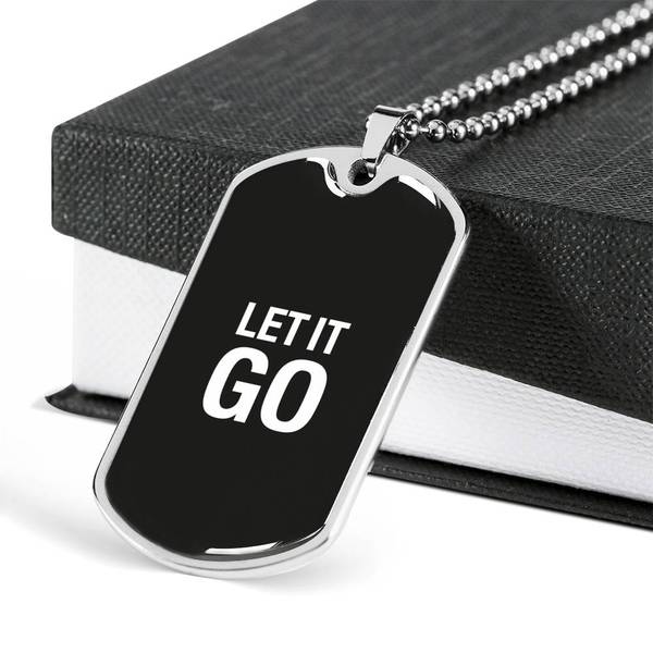 PLAQUE ID LET IT GO (noir) – IONKS N4