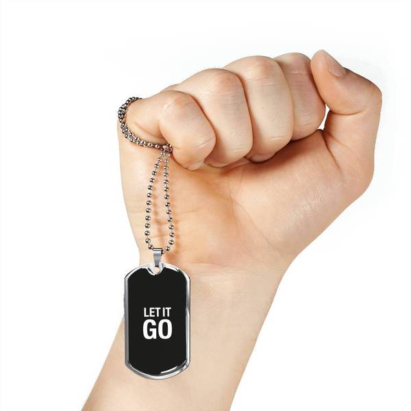 PLAQUE ID LET IT GO (noir) – IONKS N5