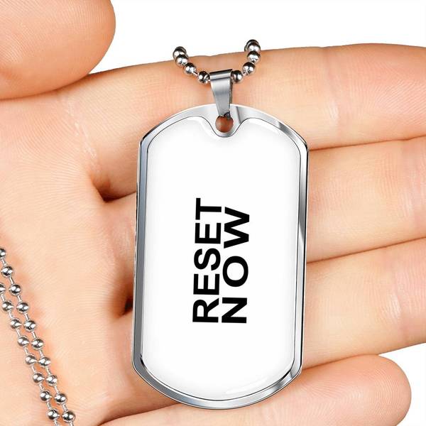 PLAQUE ID RESET NOW (blanc) – IONKS N3