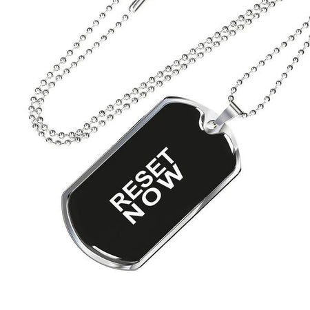 PLAQUE ID RESET NOW (noir) – IONKS N1