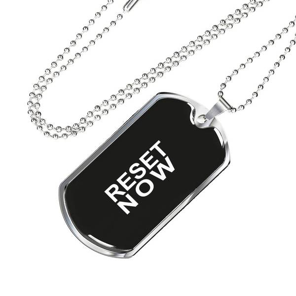 PLAQUE ID RESET NOW (noir) – IONKS N1