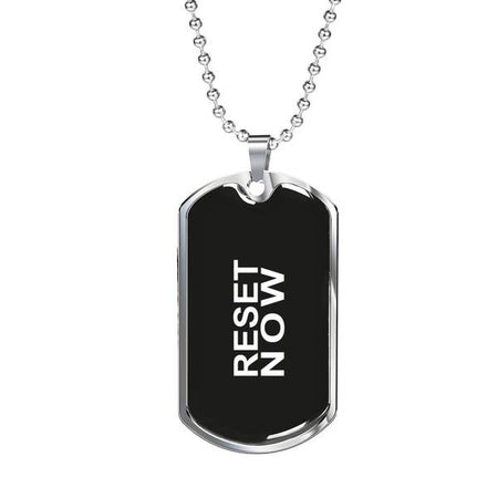 PLAQUE ID RESET NOW (noir) – IONKS N2