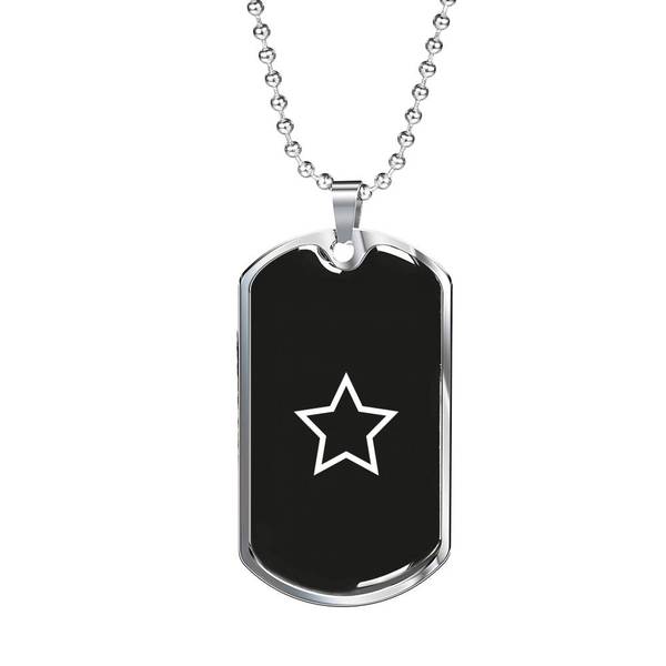 PLAQUE ID STAR (noir) – IONKS N2