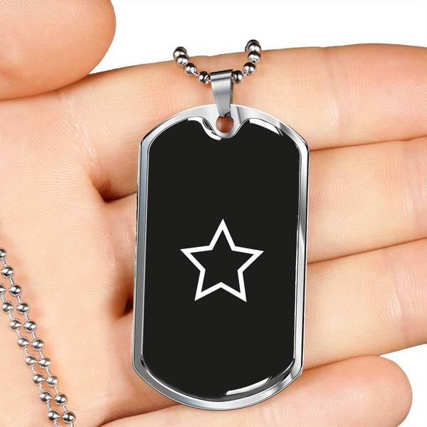 PLAQUE ID STAR (noir) – IONKS N3