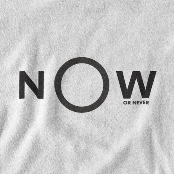 T-SHIRT NOW OR NEVER IONKS BLANC N2