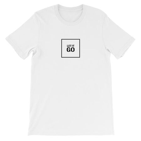 T-SHIRT UNISEXE LET IT GO (blanc) – IONKS N1