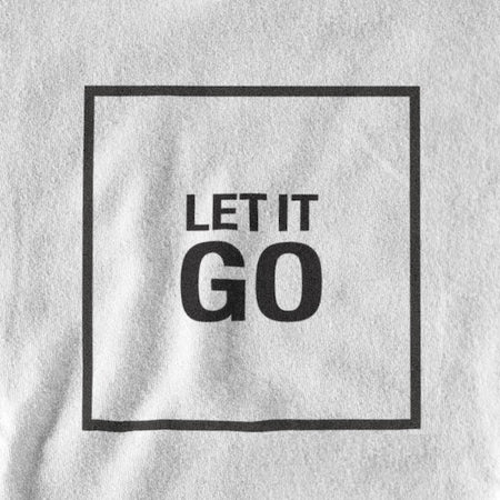 T-SHIRT UNISEXE LET IT GO (blanc) – IONKS N2