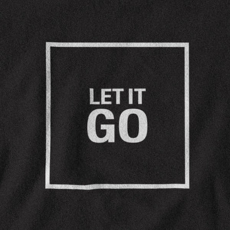 T-SHIRT UNISEXE LET IT GO (noir) – IONKS N2