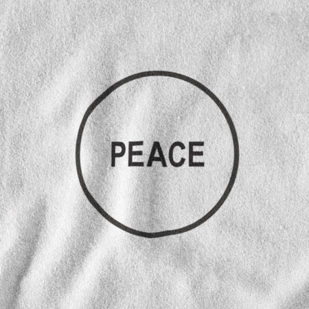 T-SHIRT UNISEXE PEACE (blanc) – IONKS N2