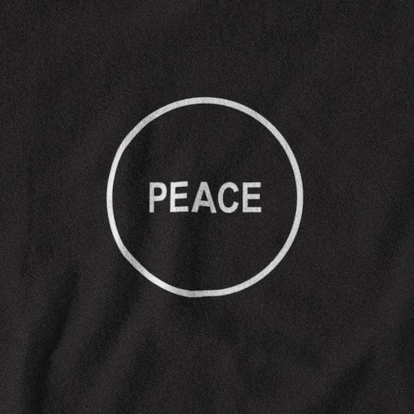 T-SHIRT UNISEXE PEACE (noir) – IONKS N2