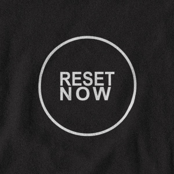 T-SHIRT UNISEXE RESET NOW (noir) – IONKS N2