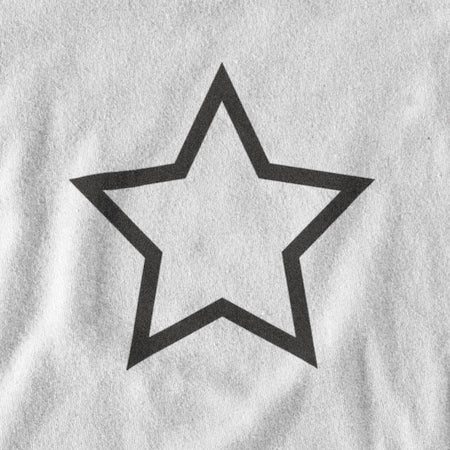 T-SHIRT UNISEXE STAR MANCHES LONGUES (blanc) – IONKS N2