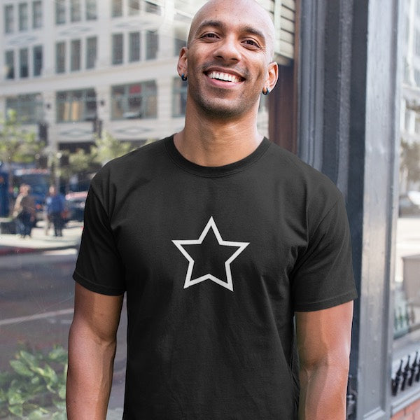 T-SHIRT UNISEXE STAR (noir) – IONKS M1